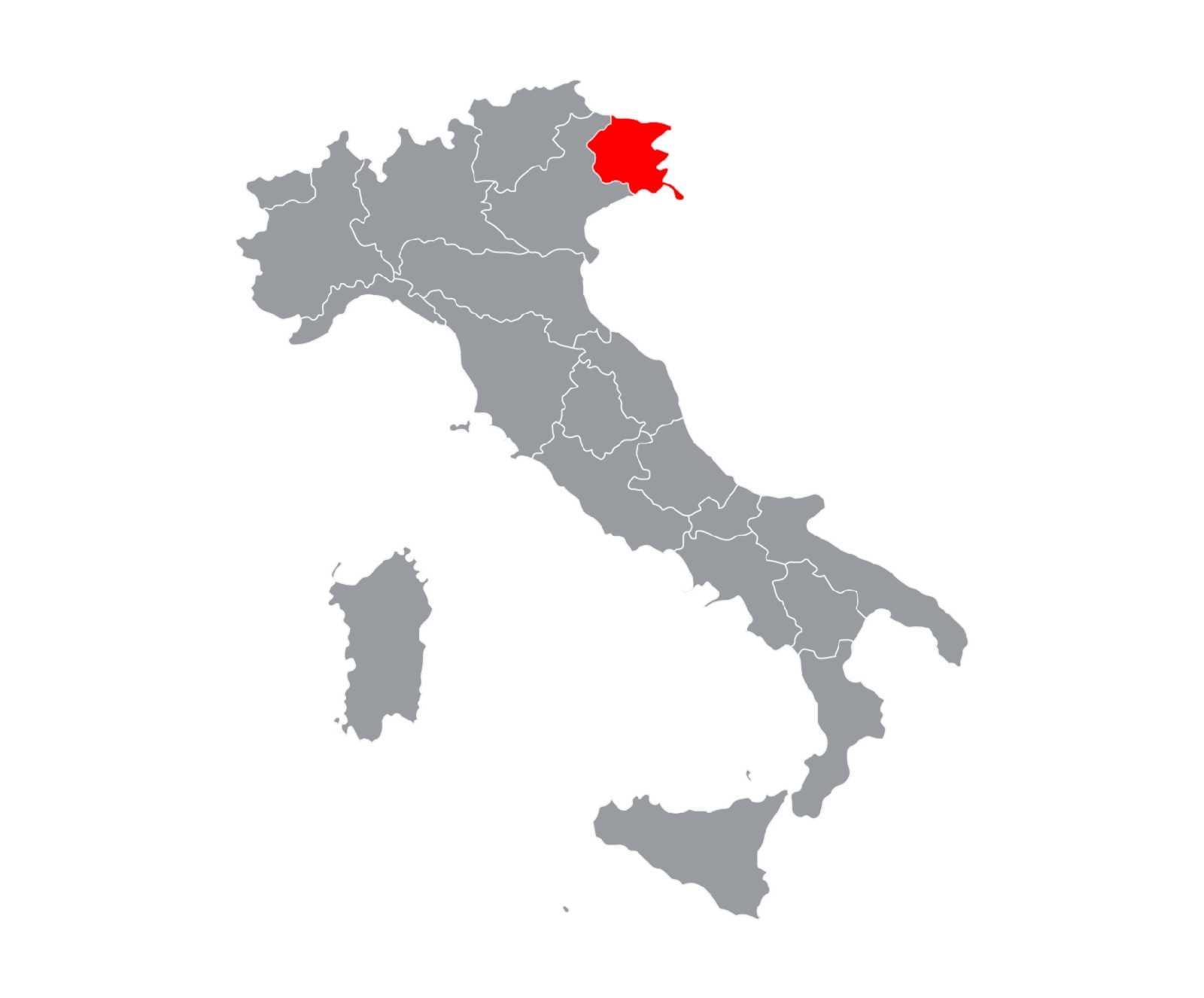 Comunicare Italia - copertura regione Friuli-Venezia Giulia