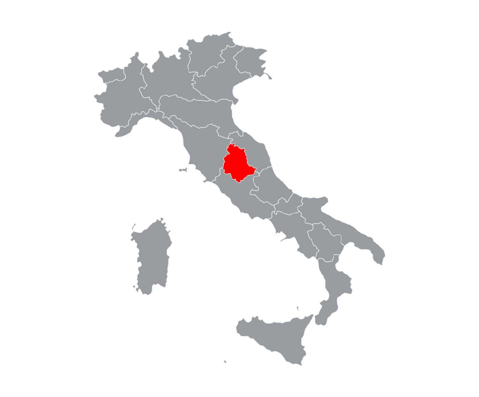 Comunicare Italia - copertura regione Umbria