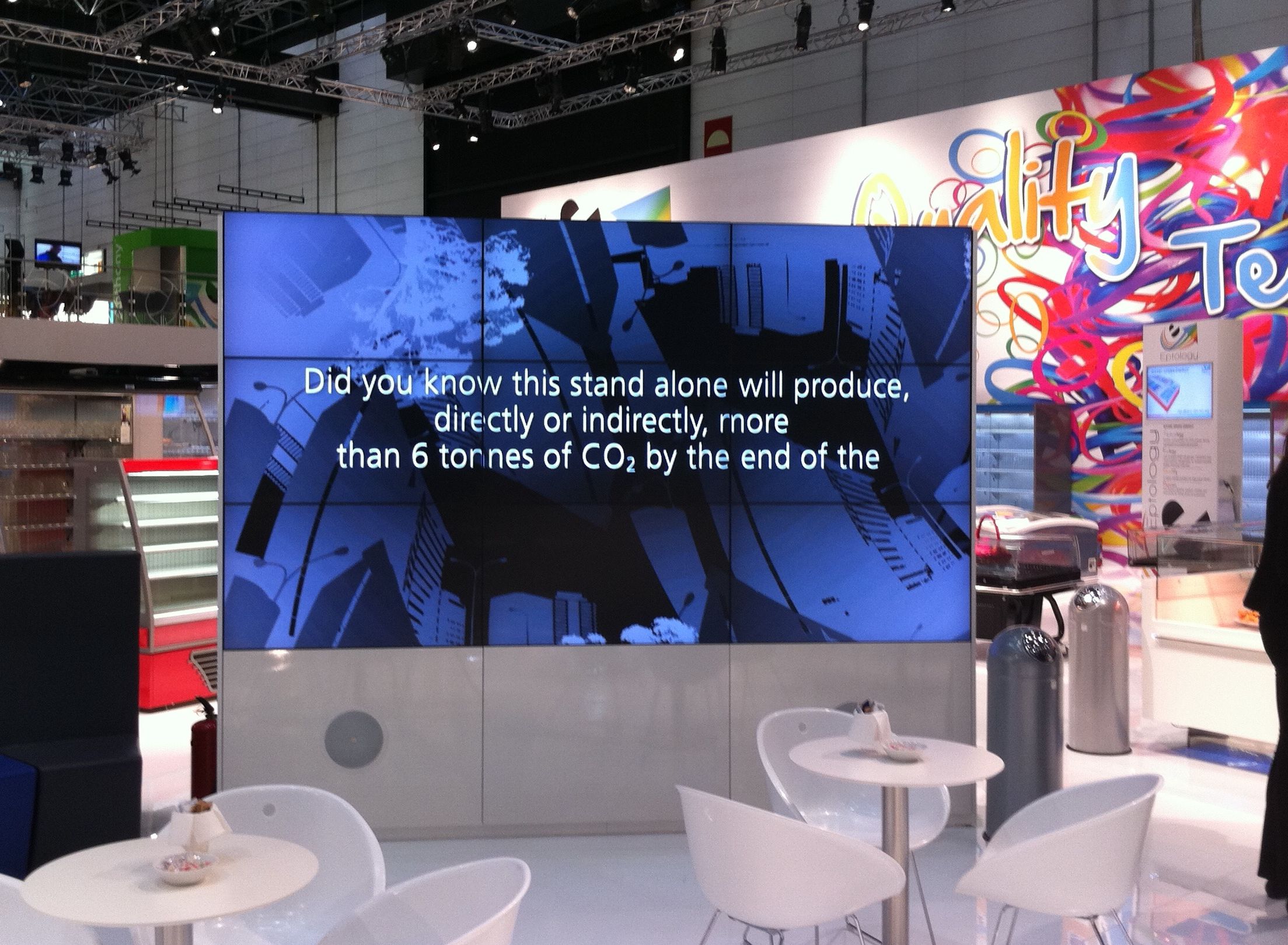 Noleggio videowall seamless - Manifestazione fieristica internazionale